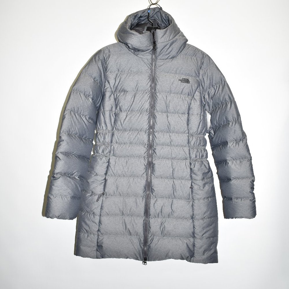THE NORTH FACE GOTHAM PARKA II COAT M GREY - Picture 2 of 4
